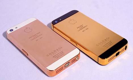 24 Karat Gold plated iPhone 5 is only in  4700. Gold plated iPhone ...