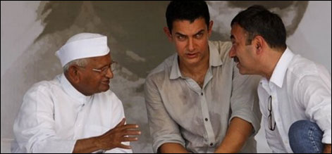 Aamir Khan Meets Anna Hazare