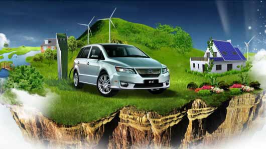 BYD All-Electric E6 Car