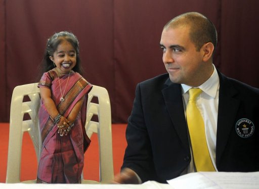 Indian student named world's shortest living woman Indian student named world's shortest living woman