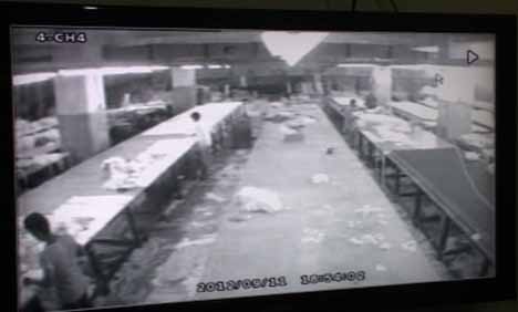 Karachi Garment Factory CCTV Video Karachi Garment Factory CCTV Video