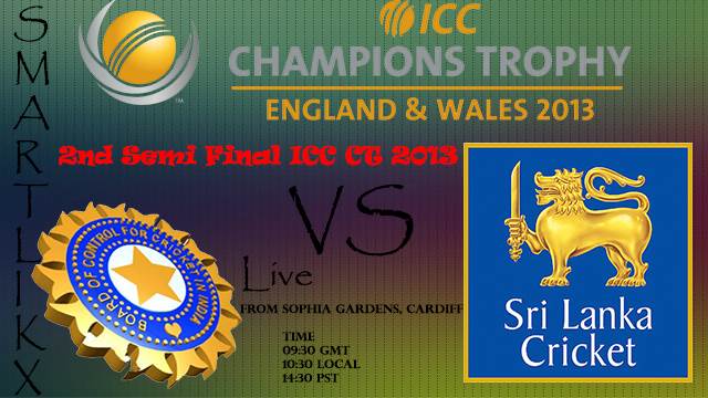 India vs Sri Lanka Match 20 June 2013: 2nd Semi Final ICC Champions Trophy