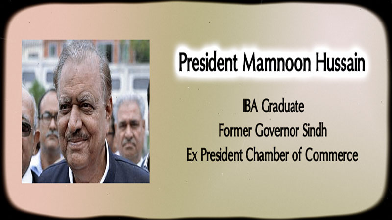 Mamnoon Hussain elected as 12th President of Pakistan