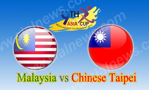 Malaysia vs Chinese Taipei, Watch 3rd Hockey Match Asia Cup 2013