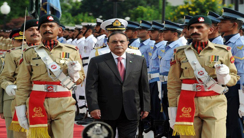 Asif Ali Zardari Farewell Guard of Honour