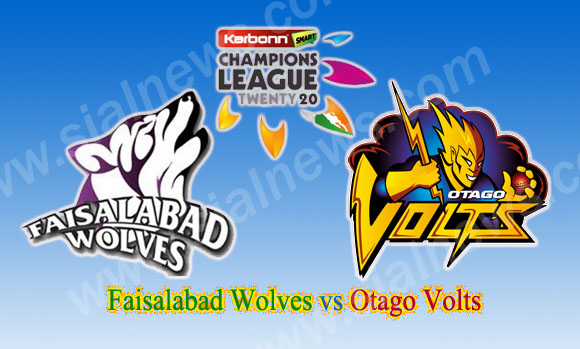 Faisalabad Wolves vs Otago Volts Qualifier Match Champion League T20 2013