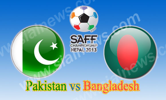 Pakistan vs Bangladesh 10th Football Match SAFF Championship 2013