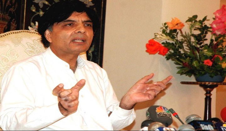 Interior Minister Chauhdry Nisar Ali Khan