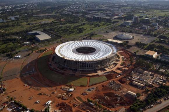 Most expensive Brazil World Cup stadium has leaking roof