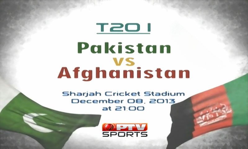 Pakistan vs Afghanistan T20 Cricket Match at Sharjah