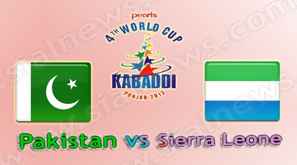 Pakistan vs Sierra Leone Kabaddi Match