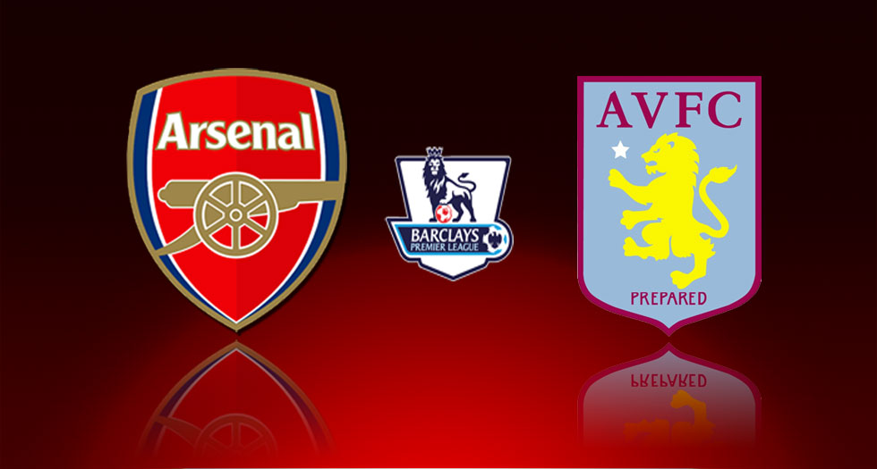 Arsenal vs Aston Villa Barclays League game: Place, Time and Live streaming information