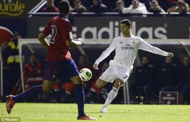 Cristiano Ronaldo on target as Real Madrid reach Copa quarters
