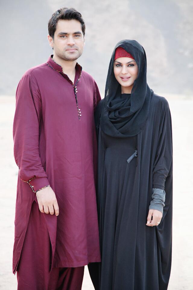 Veena Malik With Asad Bashir Khatak