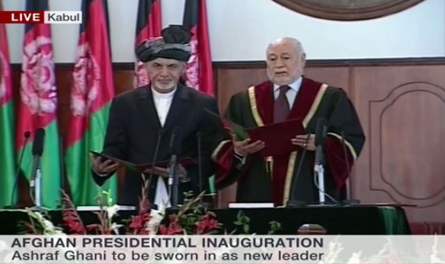 Ashraf Ghani sworn in as new Afghan president