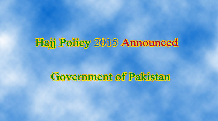 Hajj Policy 2015