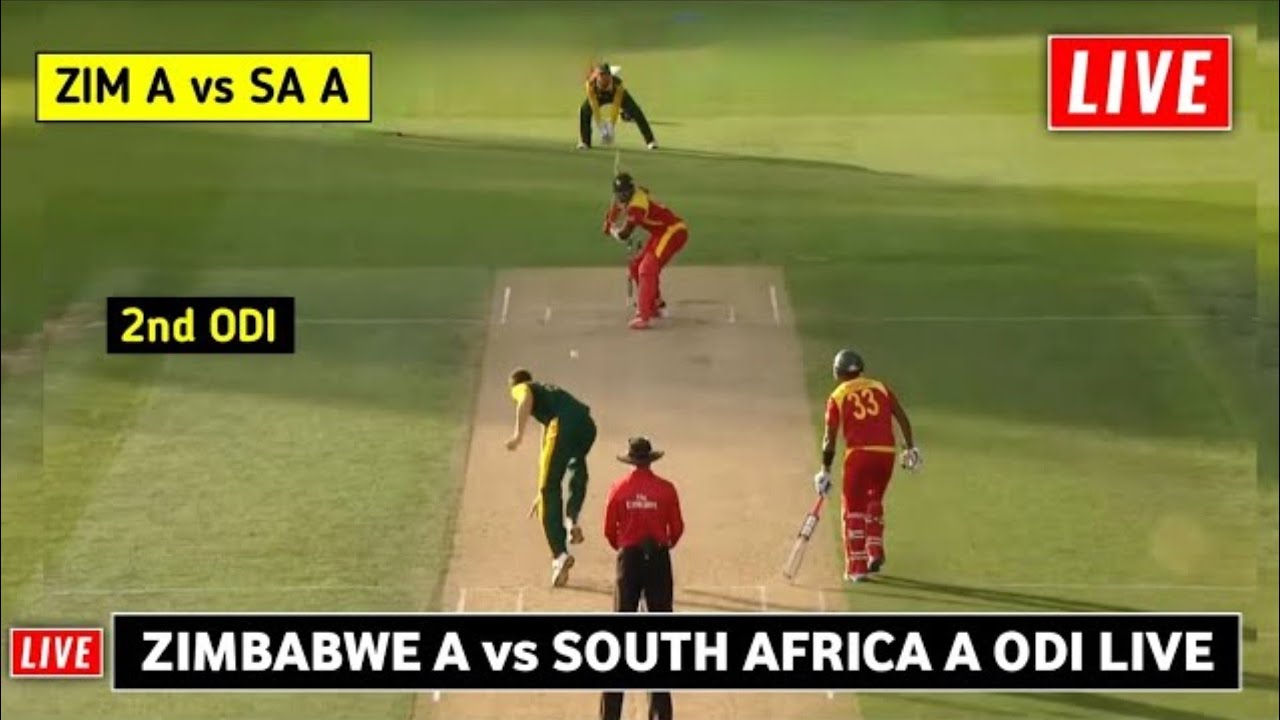 Zimbabwe A vs South Africa A Unofficial 2nd ODI Live