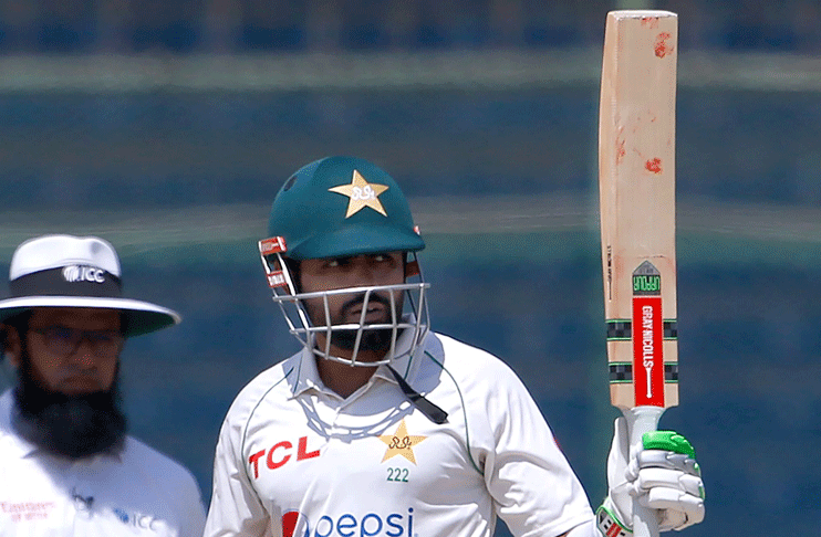 Babar Azam rises to third in the latest ICC Test Batting Rankings