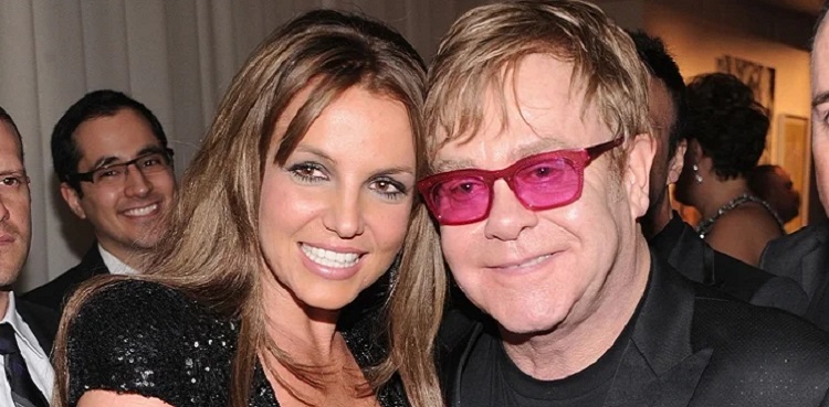 Britney Spears makes musical comeback with Elton John