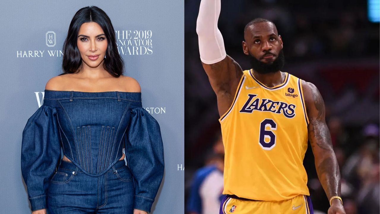 Kim Kardashian on-court interaction with Billionaire LeBron James