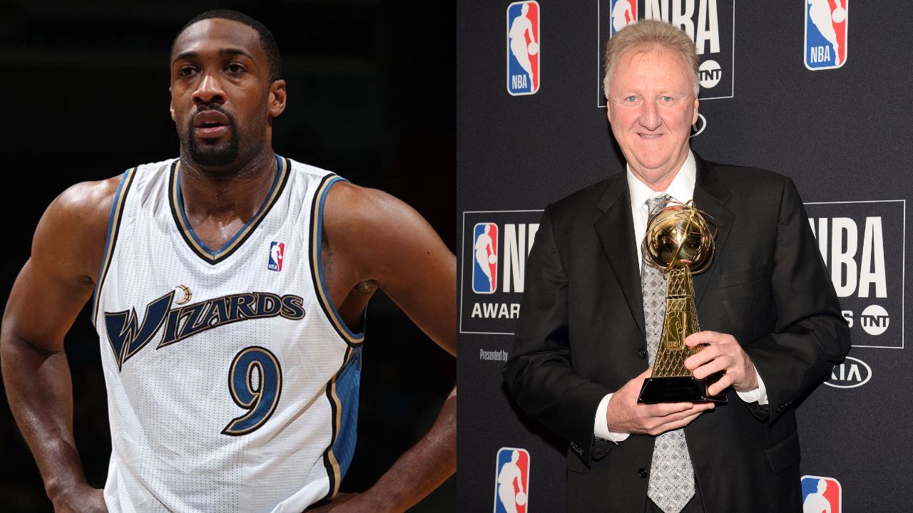 $20 million Gilbert Arenas dinosaurish revelation on Larry Bird's top-10 player status