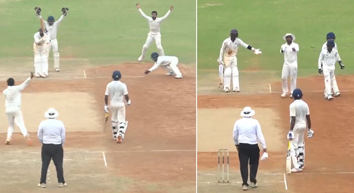 Baba Aparajith gets involved in Heated Exchange with Umpires