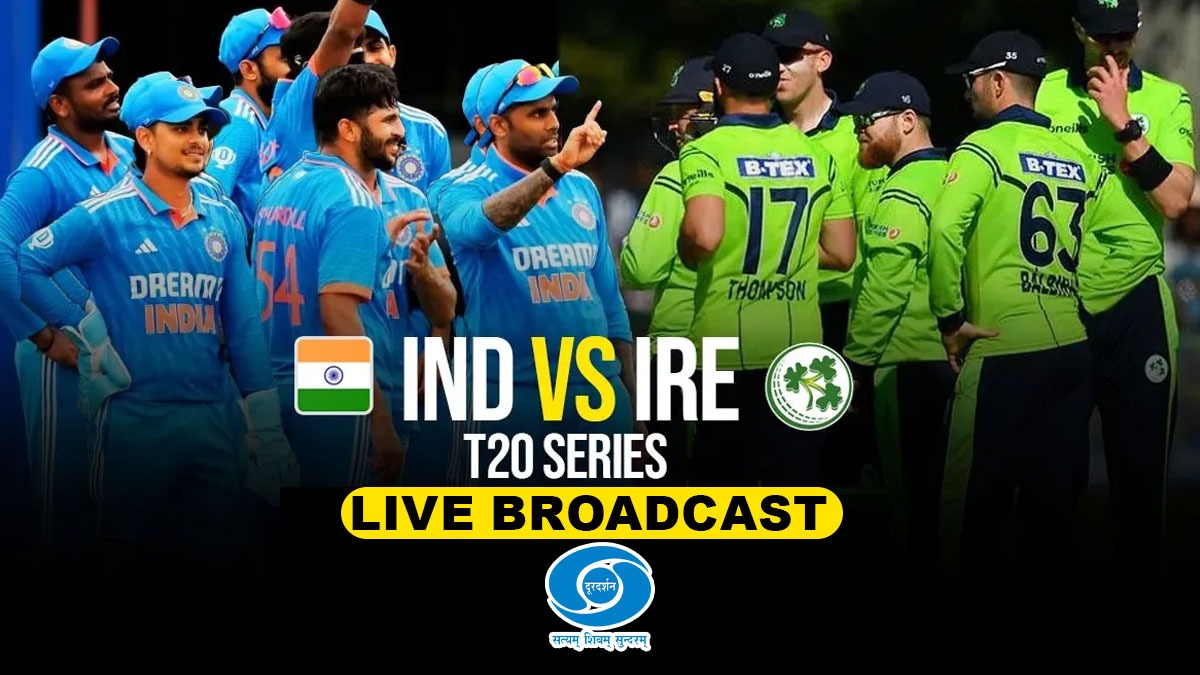 DD Sports to Broadcast IND vs IRE T20 Series Live in India