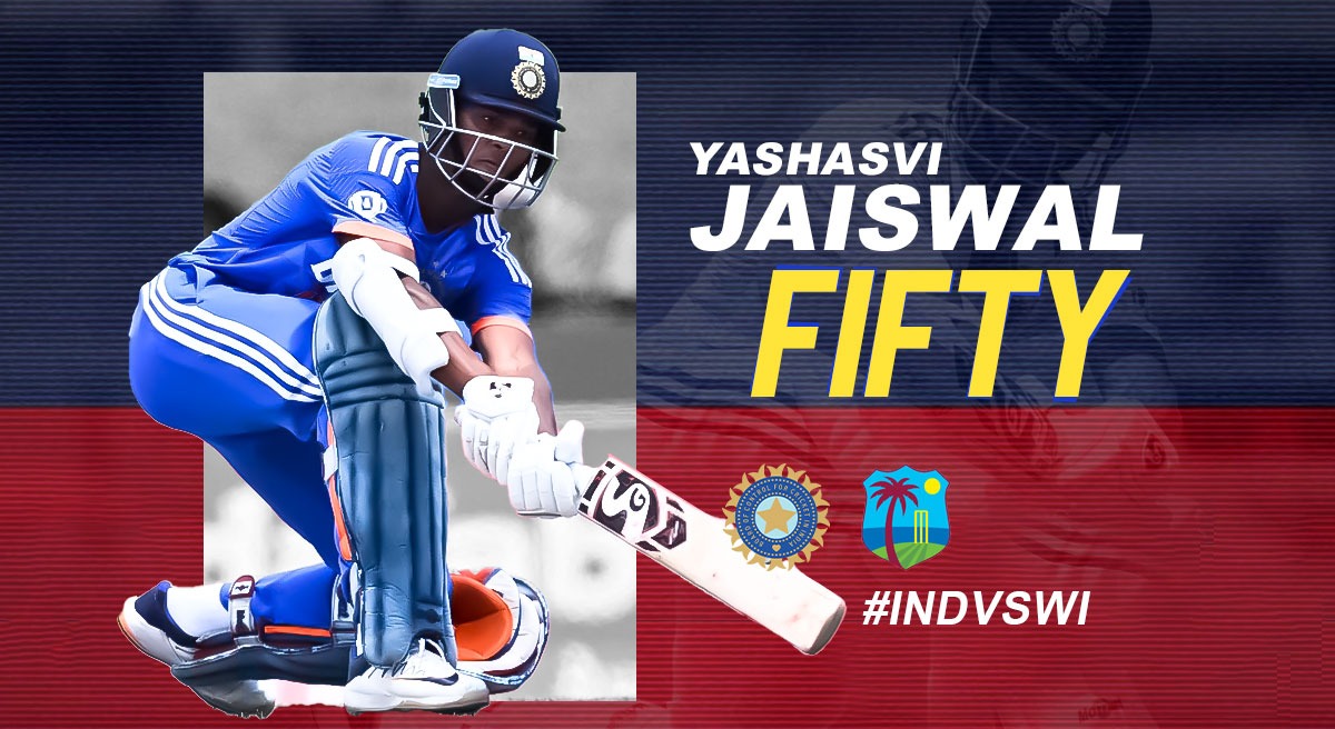 Yashasvi Jaiswal Silents Critics with Blazing Fifty in Series Decider against West Indies