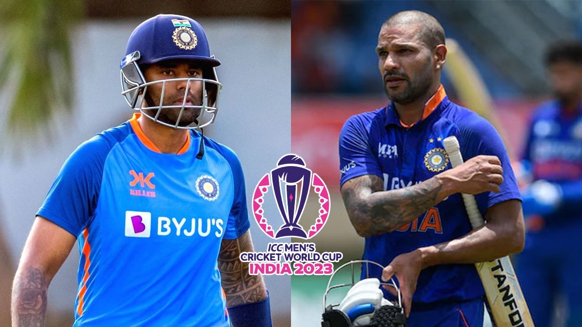Shikhar Dhawan places bets on SKY to secure middle order spot for World Cup squad