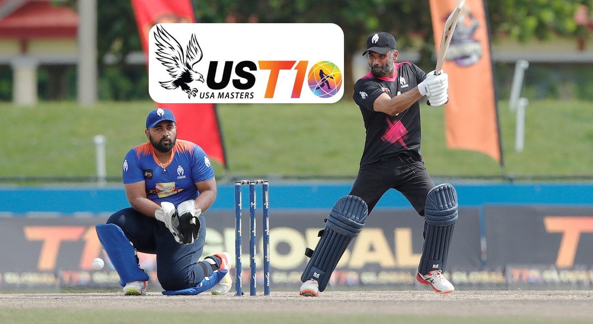 Bollywood stars play in celebrity match ahead of US Masters T10 League Final