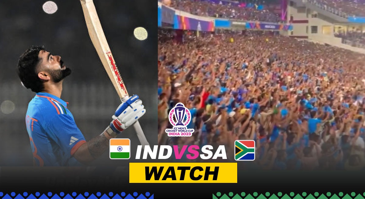 Eden Gardens erupt in joy as Virat Kohli scores 49th ODI ton