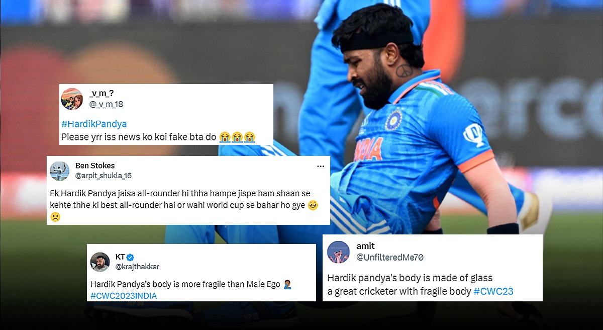 'Made of Glass' Indian fans bashes Hardik Pandya fitness