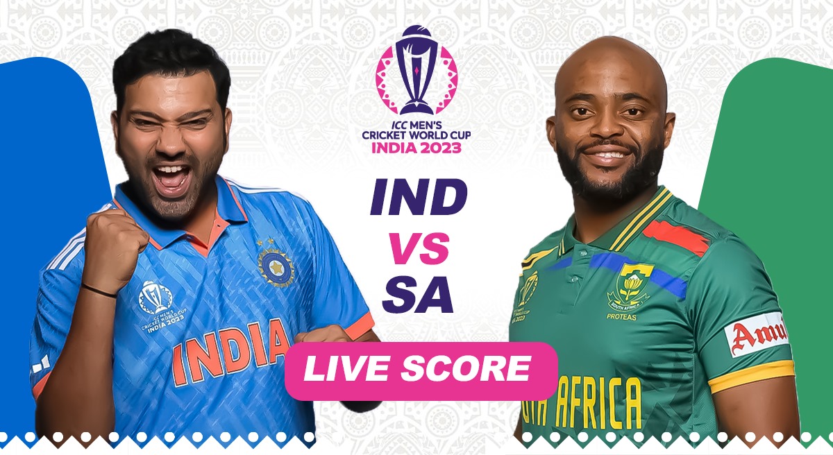 IND vs SA LIVE Score: ICC Cricket World Cup 2023 Match 37 - India vs South Africa at Eden Gardens, Kolkata.