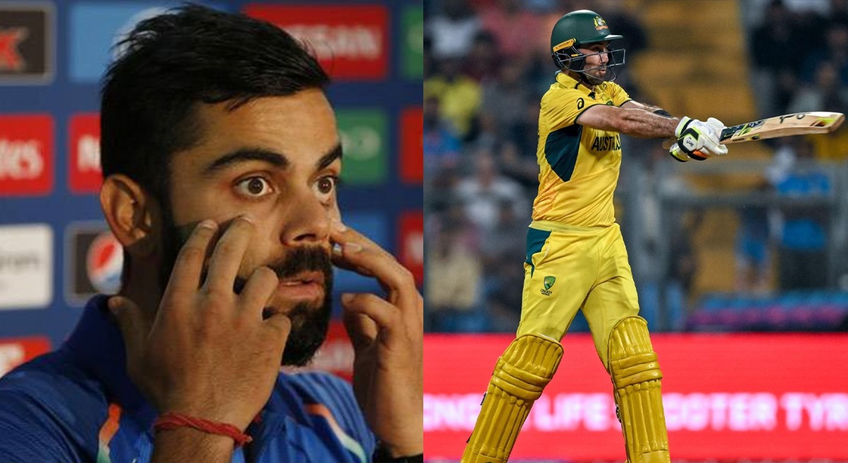 IPL team RCB draws Maxwell comparison with Kohli's innings. While Virat Kohli freaks out afte Glenn Maxwell carnage in Cricket World Cup 2023,