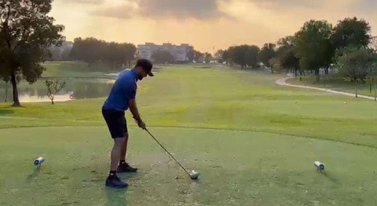 Babar Azam enjoys golf ahead of Do-or-Die PAK vs ENG Cricket World Cup clash