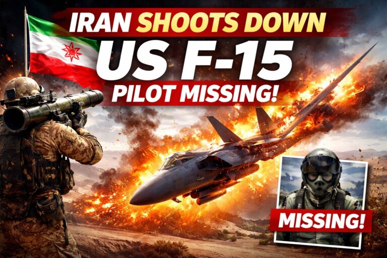 Iran Shoots Down US F-15 Fighter Jet, One Crew Member Missing Amid Escalating Conflict