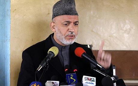 US in peace talks with Taliban: Afghan President Hamid Karzai