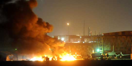 Karachi:Battle with militants reaches climax at PNS Base