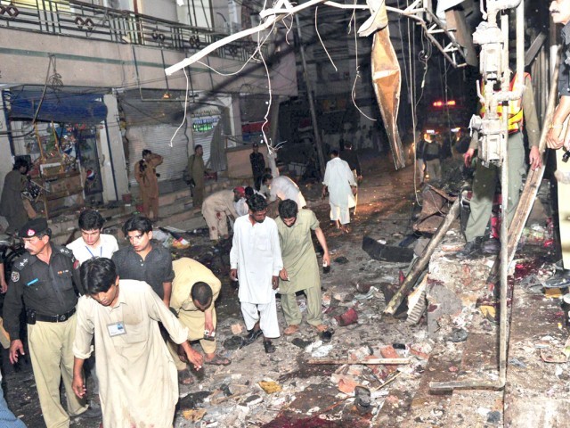 Terrorist Attack in Supermarket Peshawar, 34 Killed Over 100 Injured
